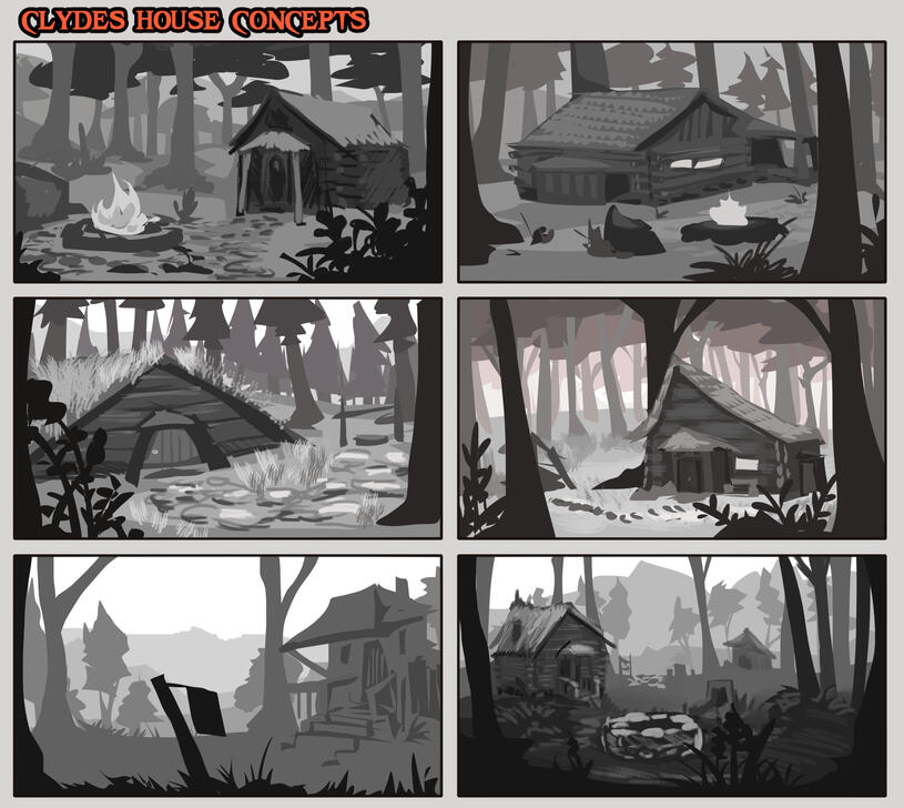 Digital Concept Sketches