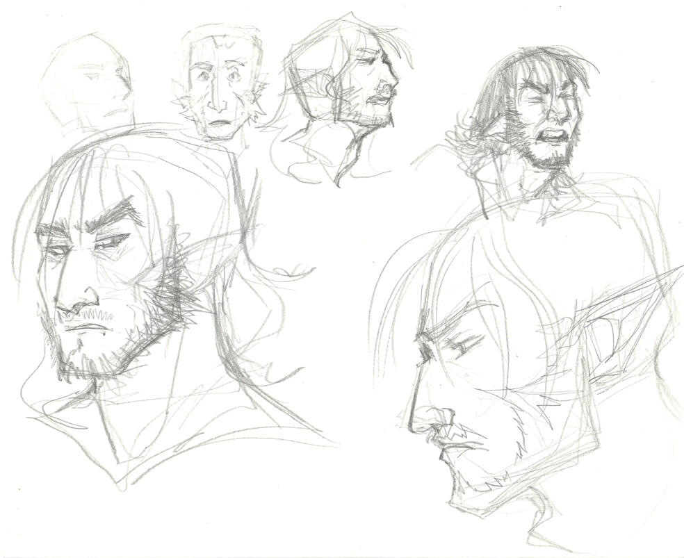 Headshot sketches