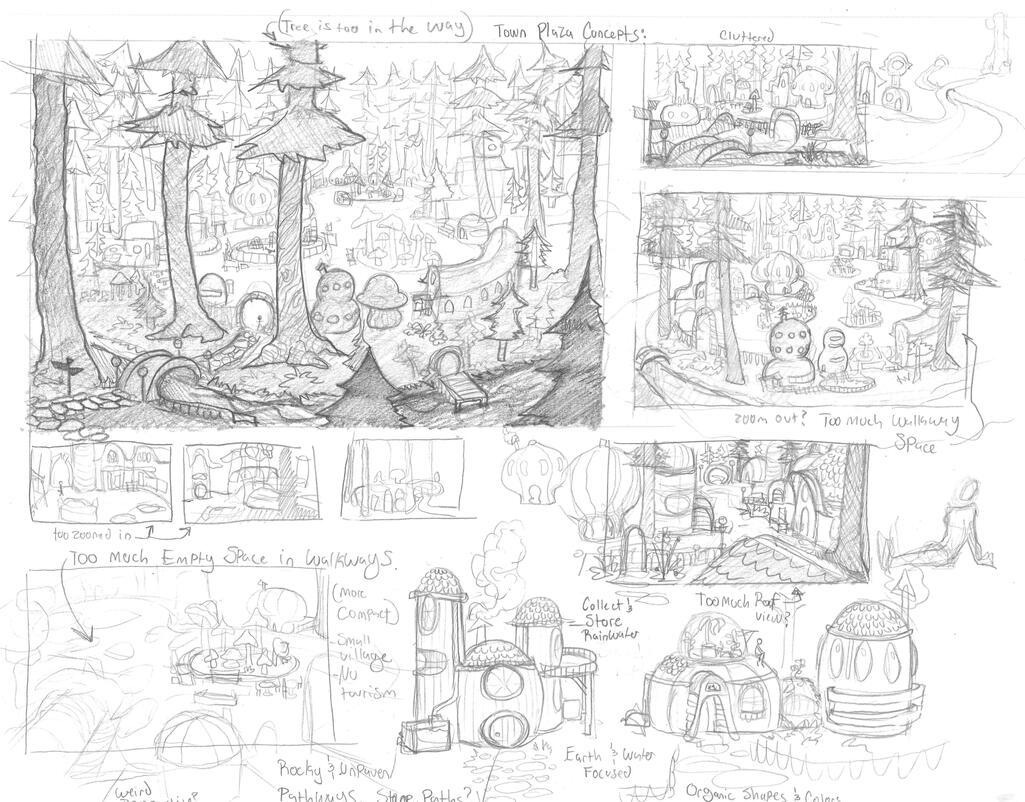 Ophilia&#39;s Village Concept