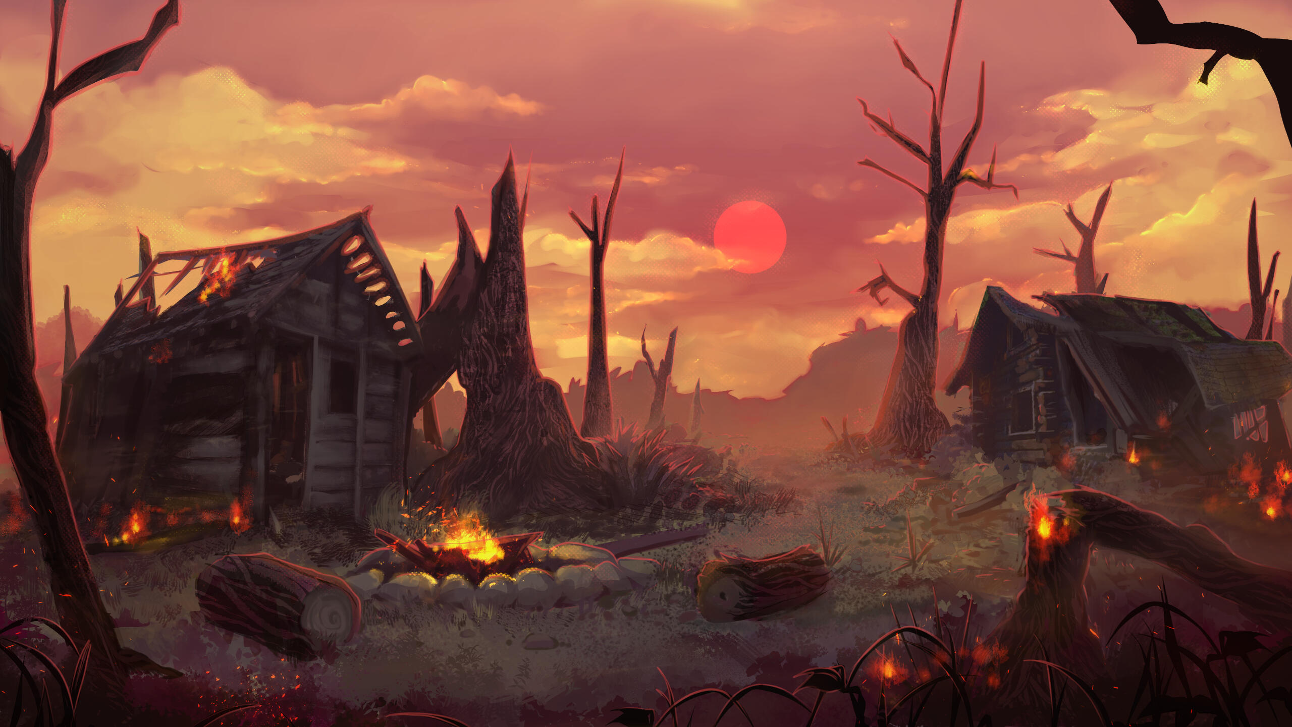 Burned Village